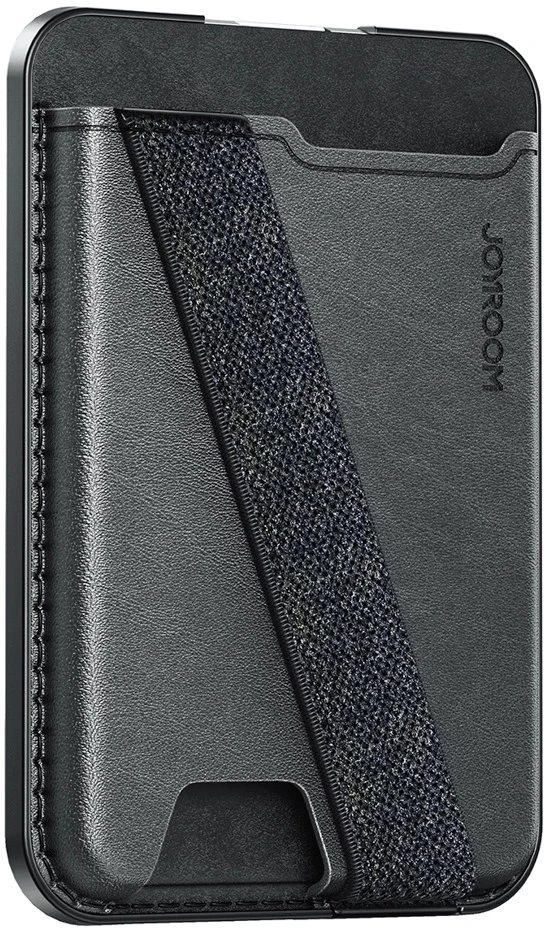 Dėklas Joyroom JR-ZS432 Magnetic Wallet Compatible with MagSafe – juodos spalvos