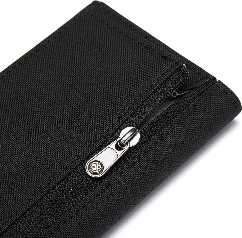 „Pacsafe“ RFID sulankstoma piniginė – juoda