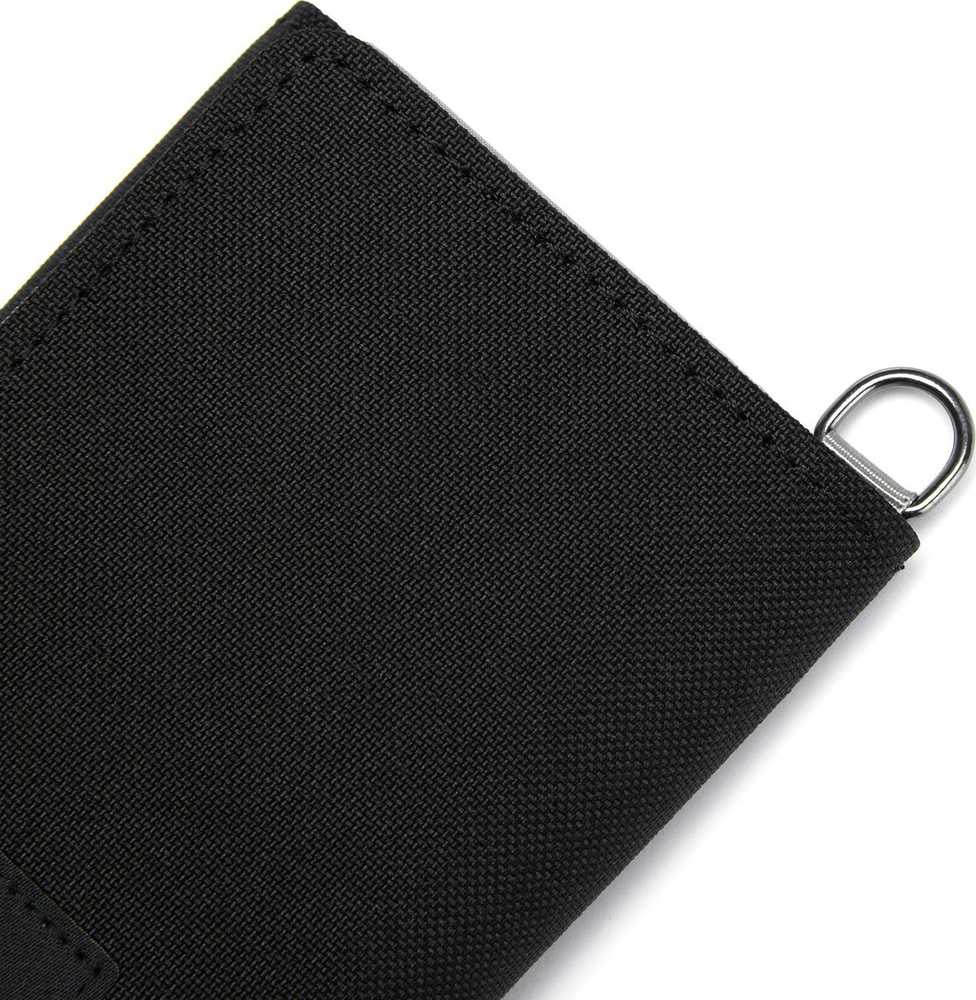 „Pacsafe“ RFID sulankstoma piniginė – juoda