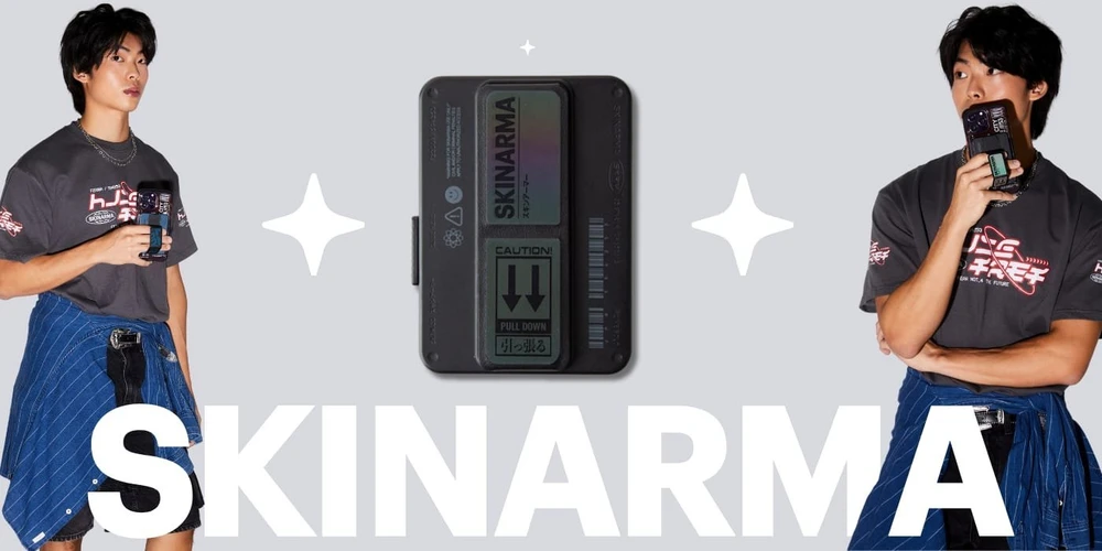 Dėklas Piniginė „Skinarma Mirage Kira Kobai“ su magnetiniu laikiklio stovu, holograma