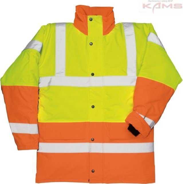Gero matomumo kontrastinga PORTWEST S466 kelininko striukė, Dydis: XXL, Pw spalvos: Geltona/Juodas