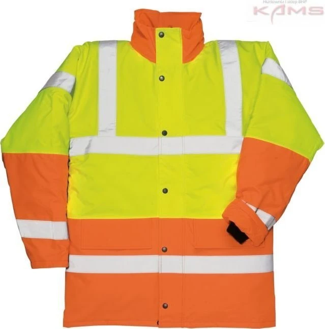 Gero matomumo kontrastinga PORTWEST S466 kelininko striukė, Dydis: M, Pw spalvos: Geltona/Juodas