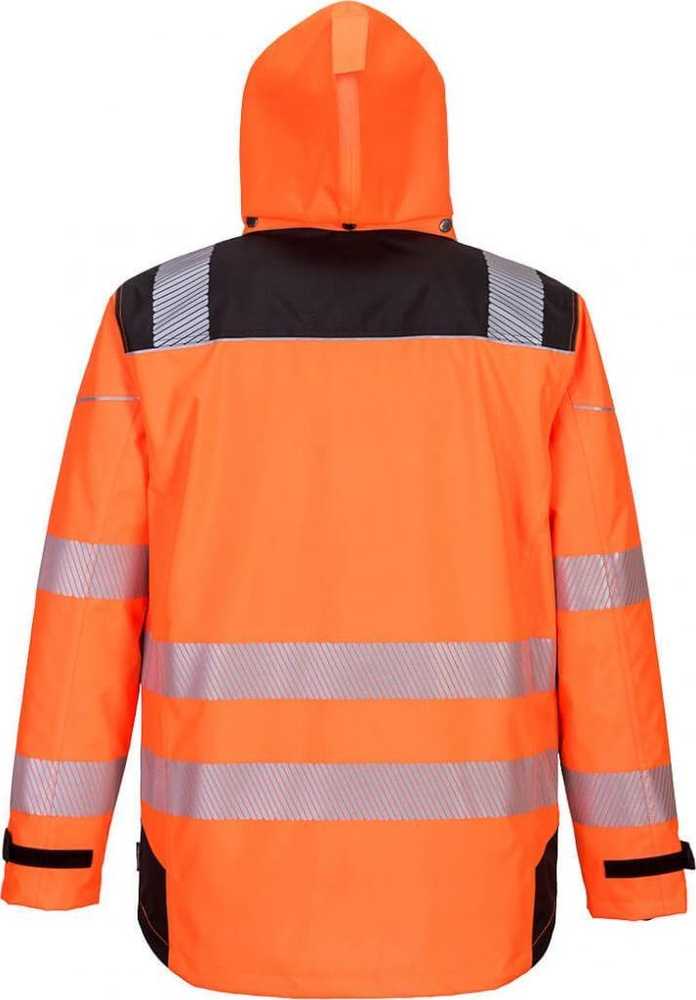 Gero matomumo PORTWEST PW365 striukė 3 viename, Dydis: XL, Pw spalvos: Oranžinis/Juodas