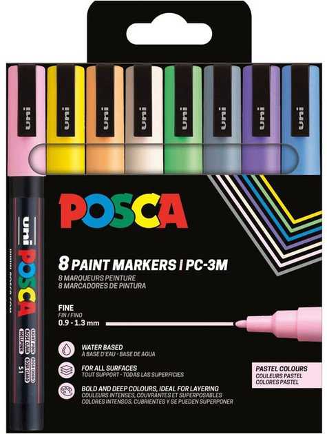 Posca POSCA PC-3M 8stk Pastelinis Kolory
