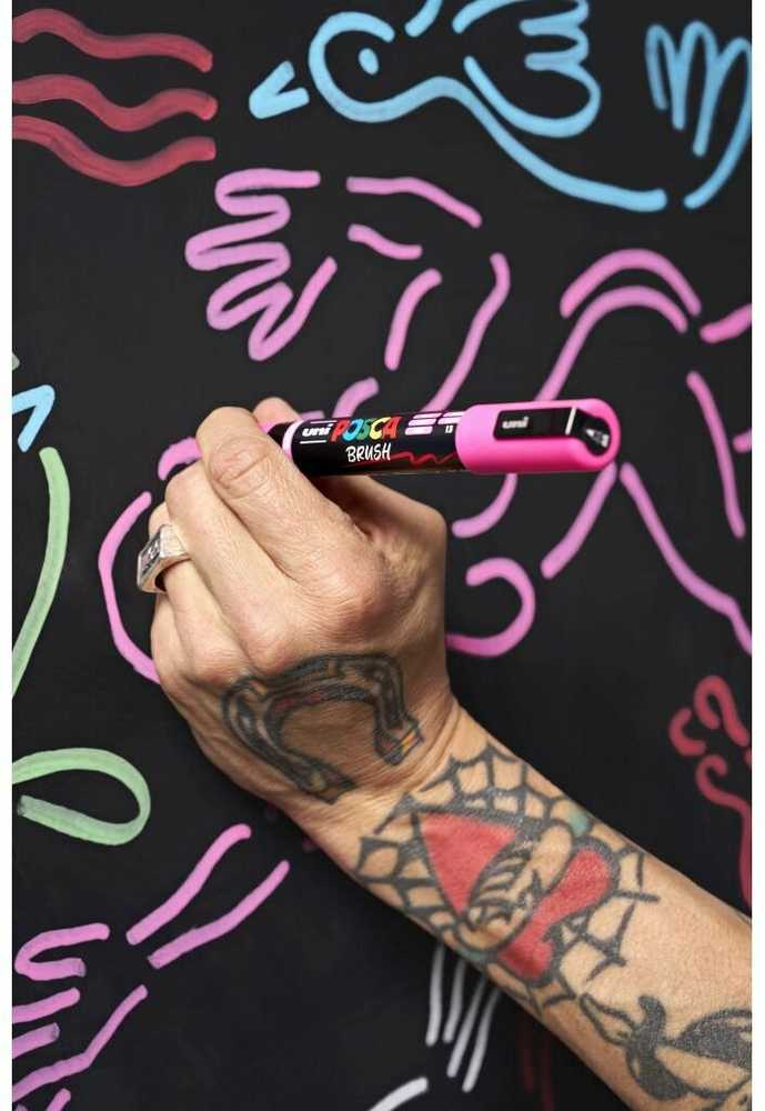 Posca - Teptukų PC-5BR rinkinys, 16 vnt. (401677)