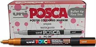 Posca žymeklių rinkinys PC-3M 4 vnt. blizgučių spalvų, šaunios