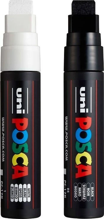 Posca POSCA PC-17K sæt med sort og hvid