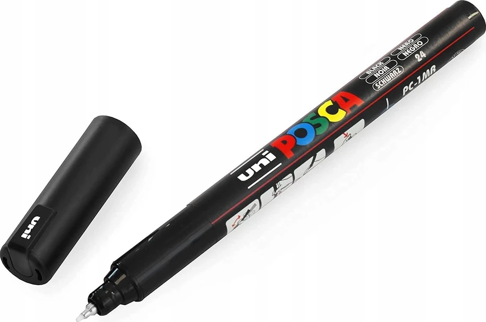 Dėlionė Posca - PC1MR - Ypač plonas rašiklis - Pagrindinės spalvos, 16 vnt.