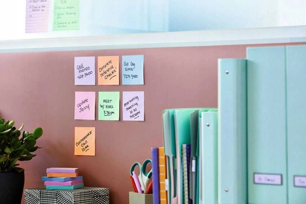 Lipnūs lapeliai 3M Post-it® Recycling Assorted 38mmx51mm 6vnt. po 100 lapelių