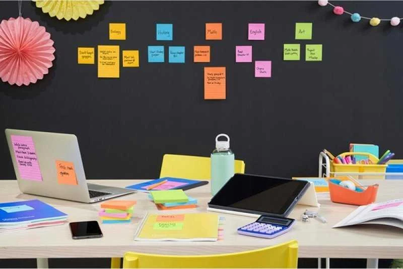 Post-It 3M Post-it® Super lipdukai, BOOST, 76x127mm, 5x90 kortelės.