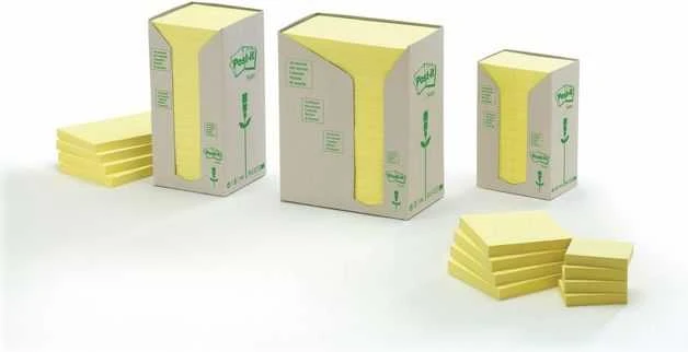 Post-it Bloczek TOWER, 38 x 51mm, geltona pastel, 24 vnt. po 100 kartek (3M0280)