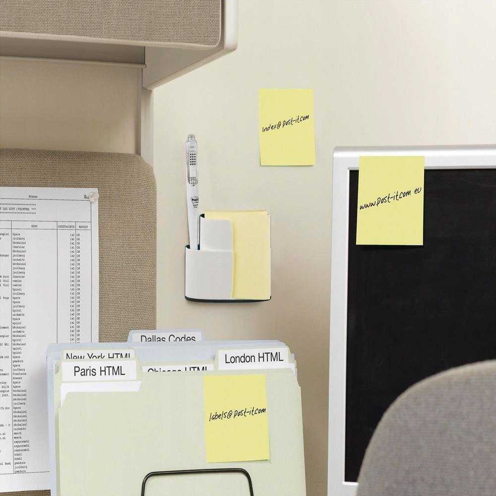 Lipnūs lapeliai Post-it®, 76x 76 mm, 100 lapelių, kanarėlės geltona