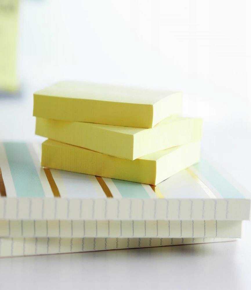 Lipnūs lapeliai Post-it®, 76x 76 mm, 100 lapelių, kanarėlės geltona