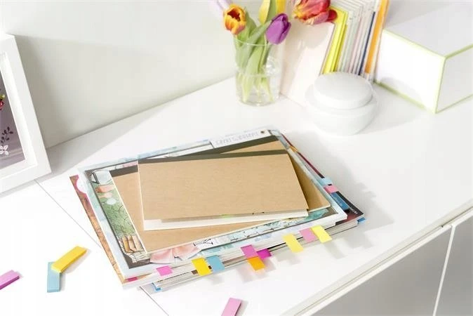 Žymekliai 3M Post-it® Poptimistic, 15mmx50mm, 4 vnt. po 50 lapelių