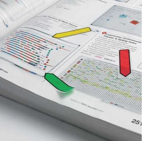 3M Lipnūs žymekliai Post-it Strėlytės, keičiami, 5 spavos
