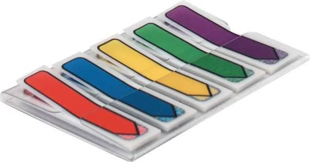 3M Lipnūs žymekliai Post-it Strėlytės, keičiami, 5 spavos