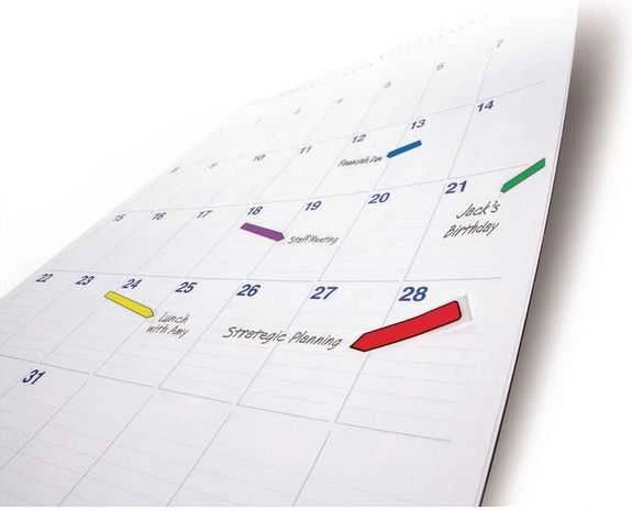 „Post-it“ rodyklės indeksavimo skirtukai 684-ARR1, 12x43 mm, 5 spalvos (3M0652)