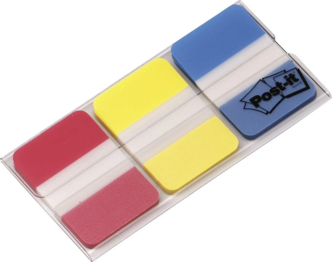 3M Lipnūs žymekliai Post-it, 25,4 x 38 mm, 3 spalvos