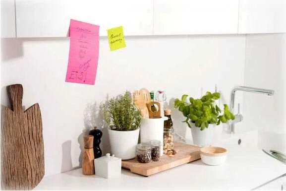 3M Post-it Super Sticky, su pamušalu, 101 x 152 mm. 3 vnt