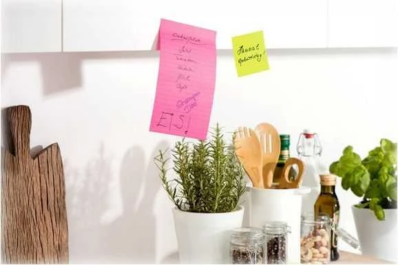 3M Post-it Super Sticky, su pamušalu, 101 x 152 mm. 3 vnt