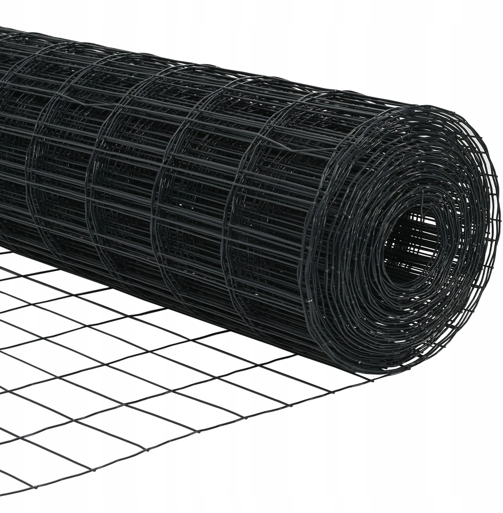 Euro tvora su smeigėmis 10 x 1,6 m PVC dengtas plienas Pilka