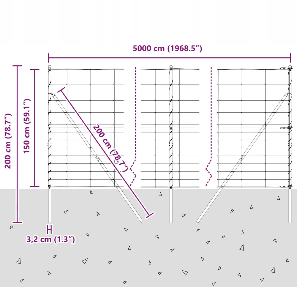 Pagrindo Suvirintas Vielos Tvora 50 x 1,5 m Sidabrinė Tinklelis