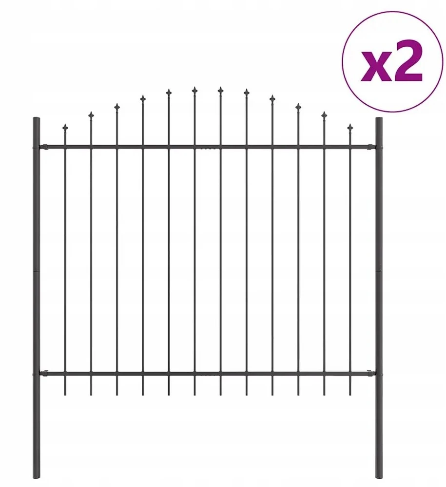Sodo tvora WOERDEN 2 vnt. 170 x 190 cm Pilka