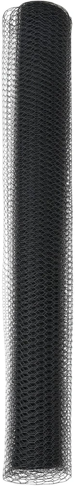 Heksagoninė tvora 1,2 x 100 m PVC Pilka