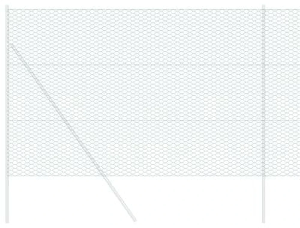 Heksagoninė tvora 1,6 x 25 m PVC Žalia