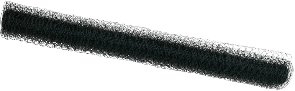 Heksagoninė tvora 1,6 x 25 m PVC Žalia