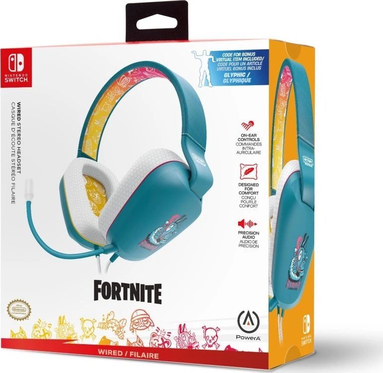 Power A PowerA Fortnite Llambro laidinės ausinės skirtos Nintendo Switch/PC | 3.5mm