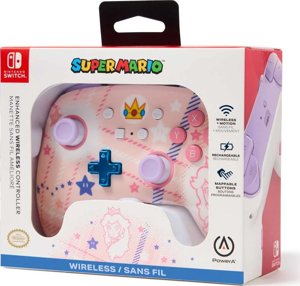 Power A PowerA Enhanced (Peach) belaidis valdiklis skirtas Nintendo Switch