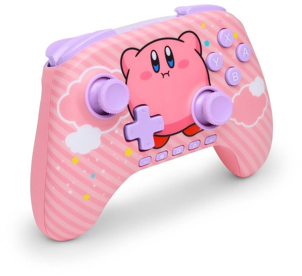 Power A „PowerA“ – belaidis „PowerA Advantage“ valdiklis „Nintendo Switch 2“ – „Kirby Puff“