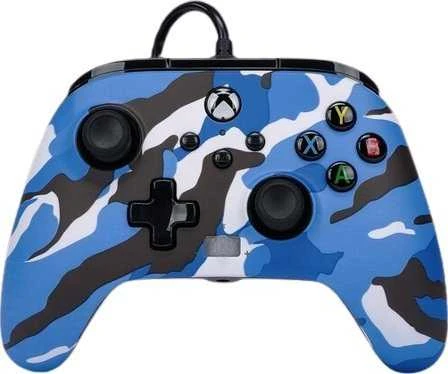 Power A Mėlynas „PowerA XBOX“ serijos laidinis planšetinis kompiuteris, patobulintas „Mėlyna“ kamufliažas