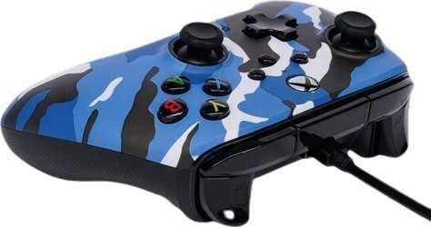 Power A Mėlynas „PowerA XBOX“ serijos laidinis planšetinis kompiuteris, patobulintas „Mėlyna“ kamufliažas