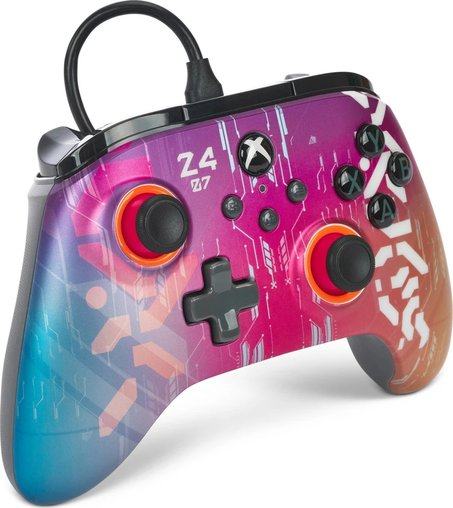 Power A „PowerA“ patobulintas laidinis valdiklis – „Cyber Style“ („XBOX X/S“)
