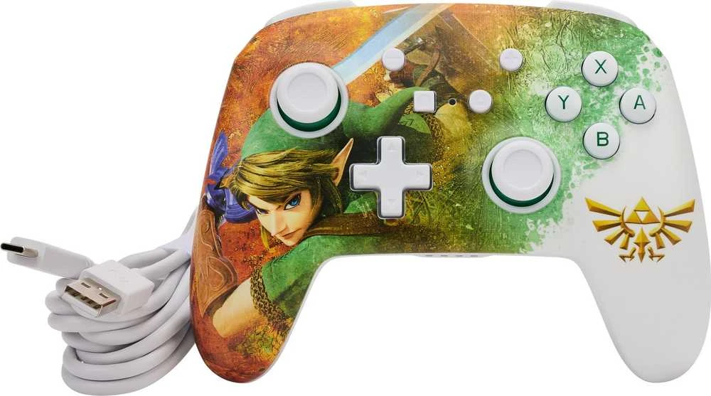 Power A „PowerA SWITCH“ belaidis planšetinis kompiuteris su patobulinta „Zelda Link“ akvarele