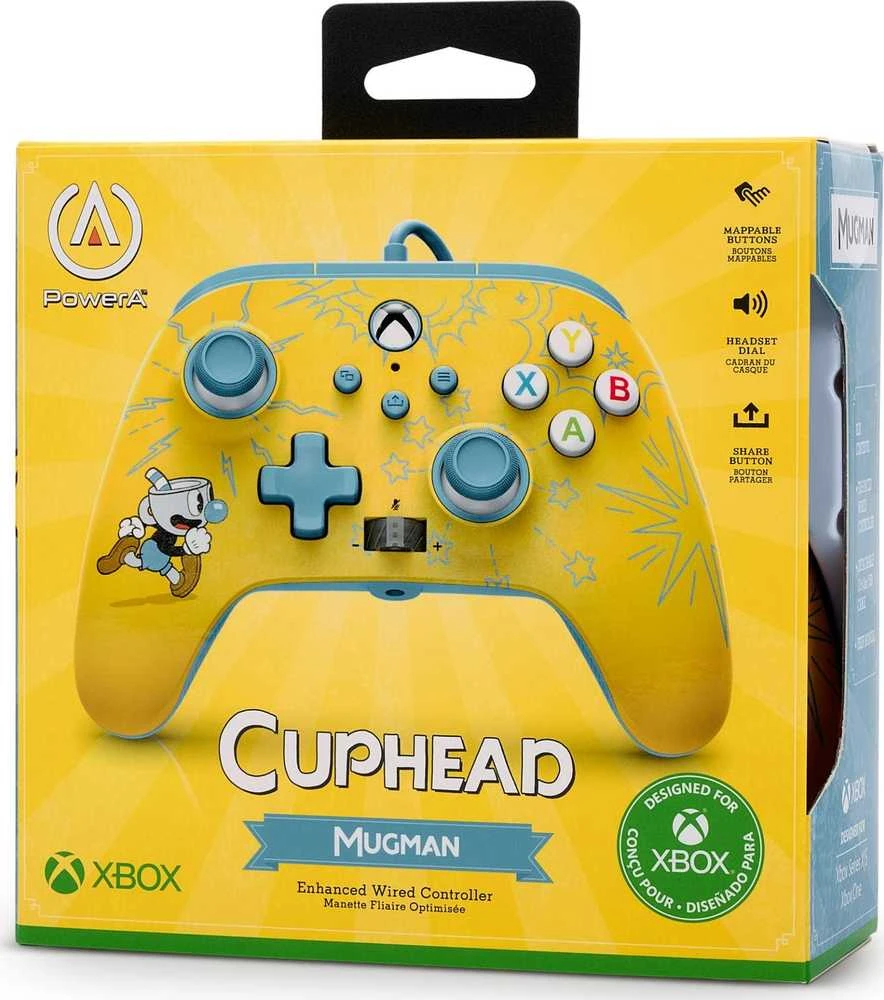 Power A „PowerA XBOX Series Pad“ patobulinta puodelio galvutė: „Mugman“.