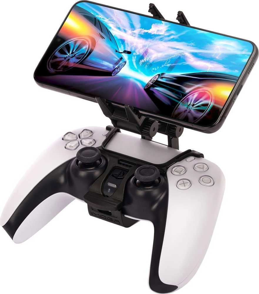 Klaviatūra „Power A PowerA“ laikiklis telefonui, skirtas „DualSense“ ir „DualShock 4“ kilimėliams