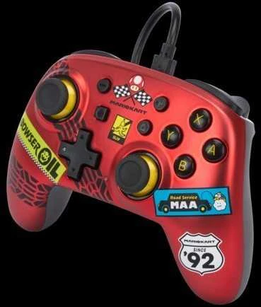 Power A PowerA Mario Kart: Racer Raudona laidinis valdiklis skirtas Nintendo Switch