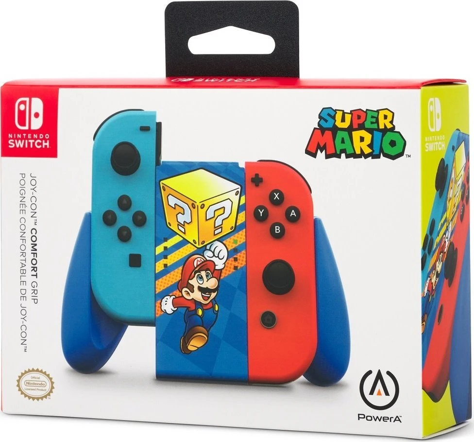 Power A „PowerA Mystery Block Mario Joy-Con Comfort Grip“ laikiklis „Nintendo Switch“