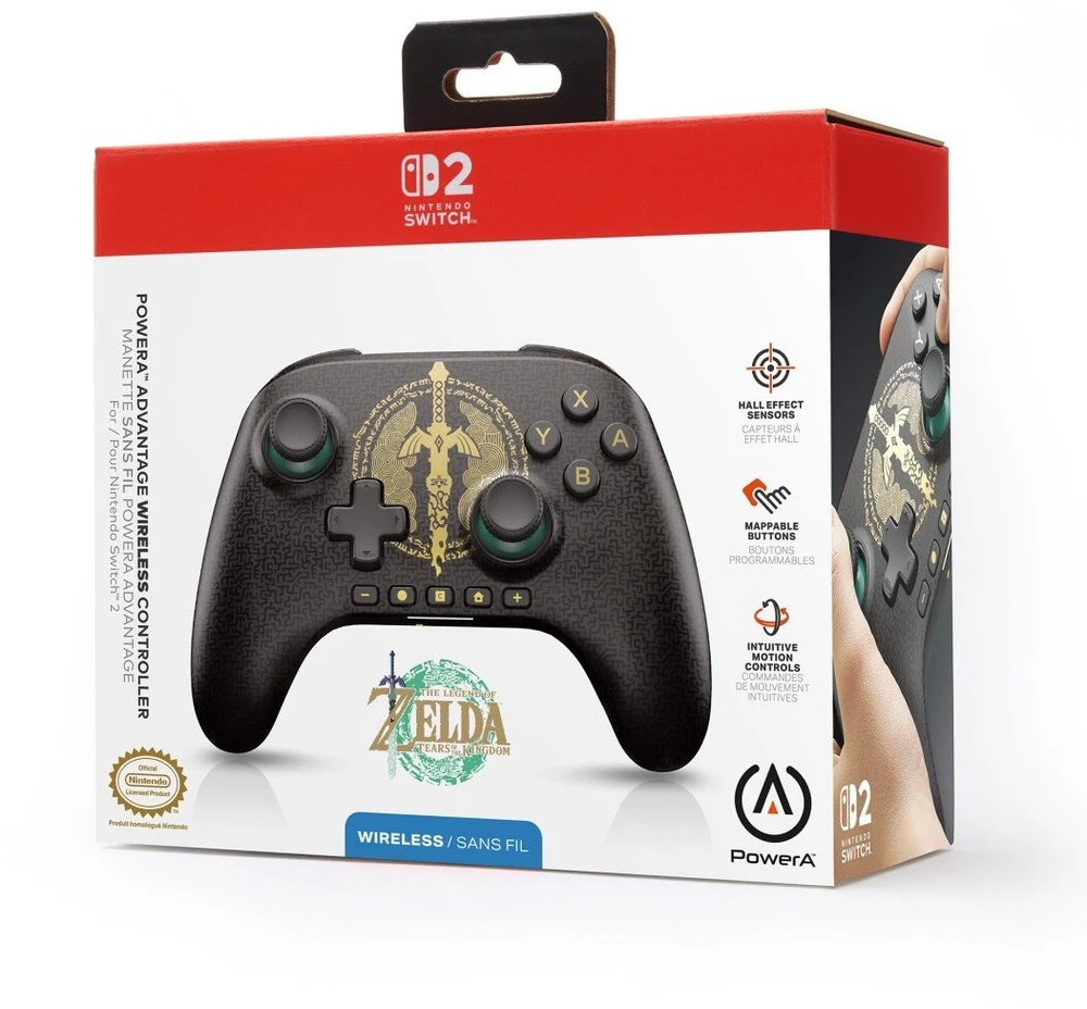 Power A „PowerA“ – belaidis valdiklis „Advantage“ – „Nintendo Switch 2“ – „Decayed Master Sword“