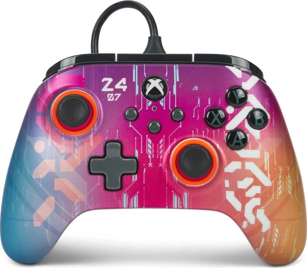 Power A „PowerA“ patobulintas laidinis valdiklis – „Cyber Style“ („XBOX X/S“)