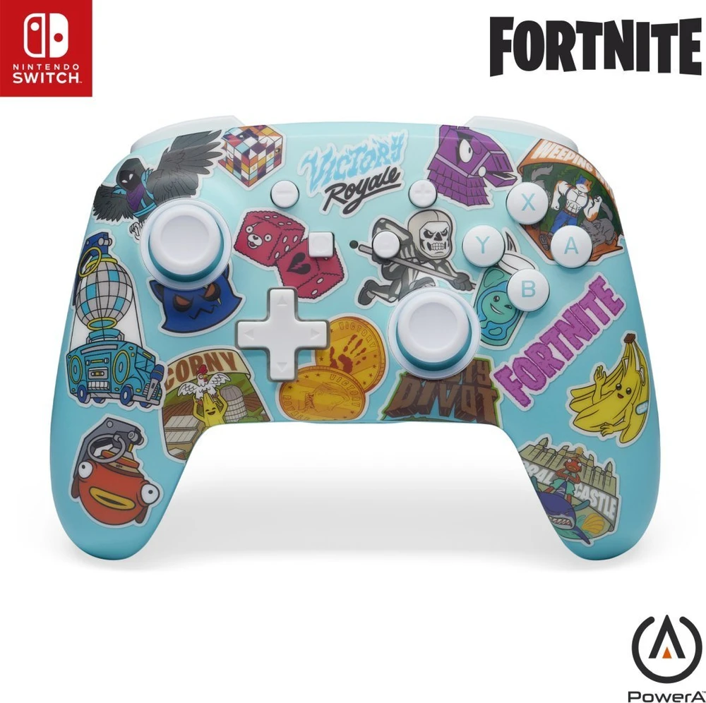 Power A PowerA SWITCH Pad Wireless Pad Patobulinta Fortnite lipdukų manija
