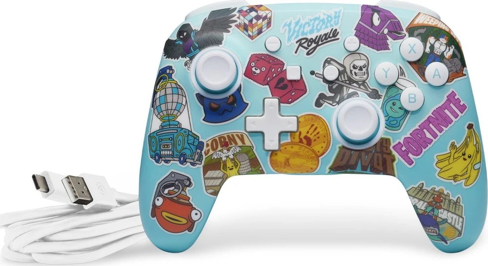 Power A PowerA SWITCH Pad Wireless Pad Patobulinta Fortnite lipdukų manija