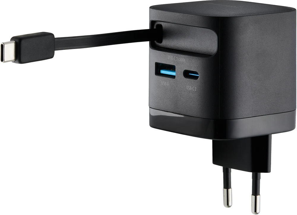 Įkroviklis Intenso adapter zasilający 1x USB-A 1x USB-C 65 W (7806520)