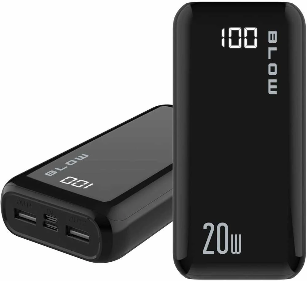 Blow Išorinė baterija 20000mAh PD PB20F JUODA