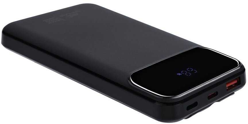 Powerbank RivaCase VA2211 10000 mAh Juodas (VA2211 Juodas)