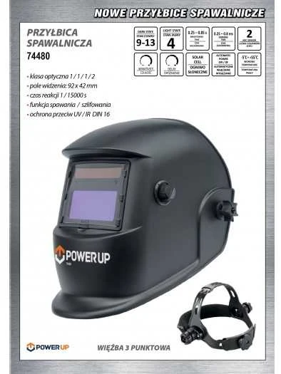 Sthor Toya Sa Poland Automatiškai tamsėjanti suvirinimo kaukė / skydelis (74480)