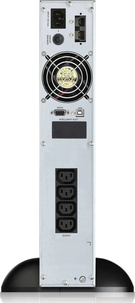 POWERWALK VFI 2000 CRM LCD Power Walker UPS On-Line 2000VA, 19 2U, 4x IEC, USB/RS-232, LCD, stovas/bokštas